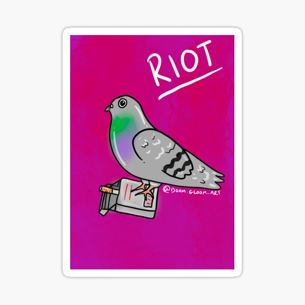 Item preview, Riot pigeon designed and sold by Han44.