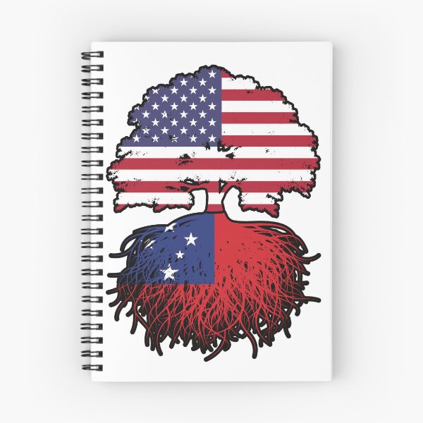 Item preview, Samoa Samoan American USA Tree Roots Flag designed and sold by FlagX.