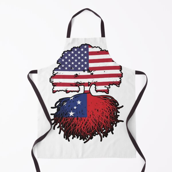 Item preview, Samoa Samoan American USA Tree Roots Flag designed and sold by FlagX.