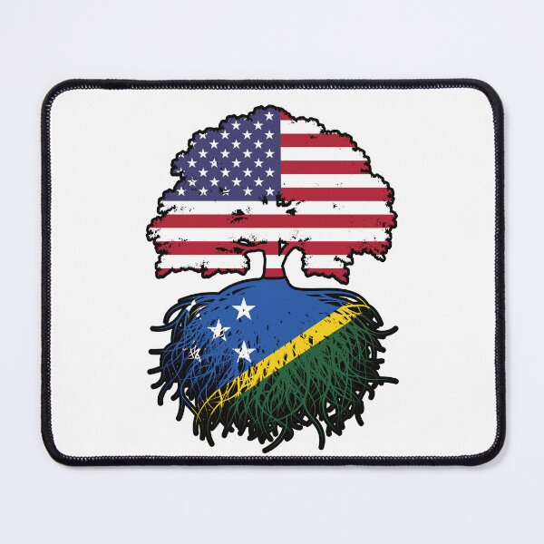Item preview, Solomon Islands Solomon Islander American USA Tree Roots Flag designed and sold by FlagX.