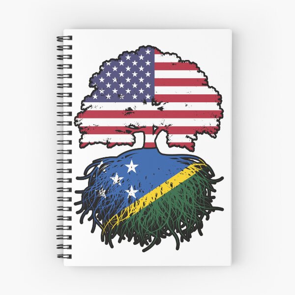 Item preview, Solomon Islands Solomon Islander American USA Tree Roots Flag designed and sold by FlagX.