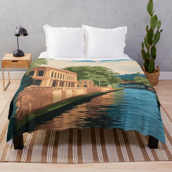 Item preview, Rockhampton Vintage Travel Poster designed and sold by TravelerRat.