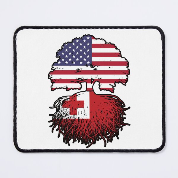 Item preview, Tonga Tongan American USA Tree Roots Flag designed and sold by FlagX.
