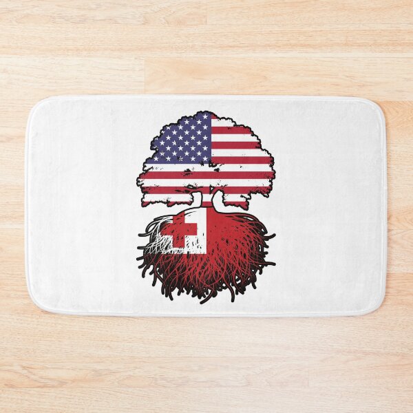 Item preview, Tonga Tongan American USA Tree Roots Flag designed and sold by FlagX.