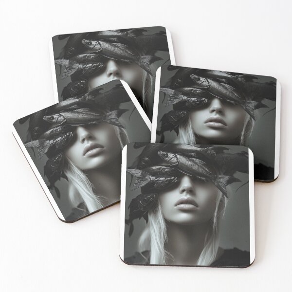 Item preview, Mystique Aquatique: Fusion Surréaliste entre Beauté et Nature designed and sold by MotivMax.