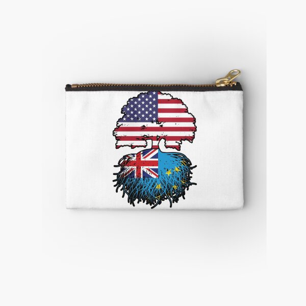 Item preview, Tuvalu Tuvaluan American USA Tree Roots Flag designed and sold by FlagX.
