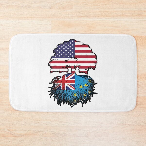 Item preview, Tuvalu Tuvaluan American USA Tree Roots Flag designed and sold by FlagX.