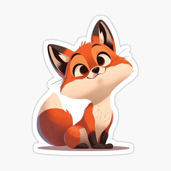Good little fox Sticker