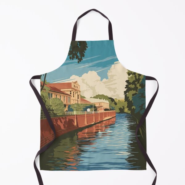 Item preview, Rockhampton Vintage Travel Poster designed and sold by TravelerRat.