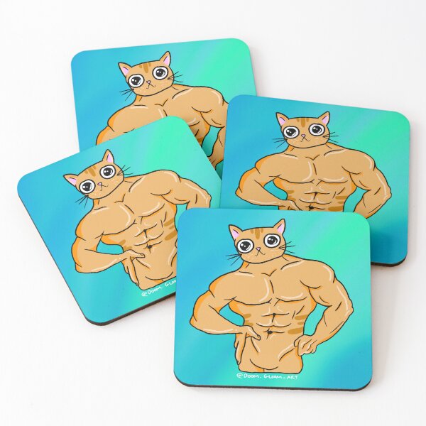 Item preview, buff cat designed and sold by Han44.