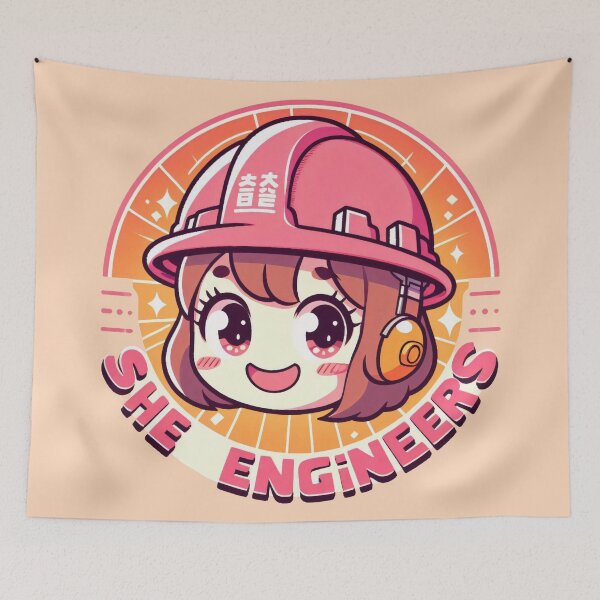 Item preview, She Engineers 2 designed and sold by RafaelLima7.