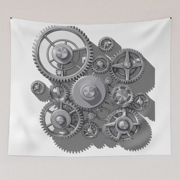 Item preview,  Intricate Machinery Precision: A Study in Gears and Cogs designed and sold by merve02shop.