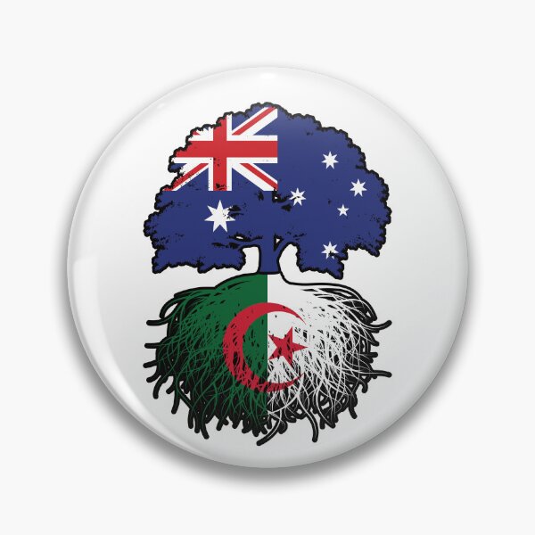 Item preview, Algeria Algerian Australian Australia Tree Roots Flag designed and sold by FlagX.