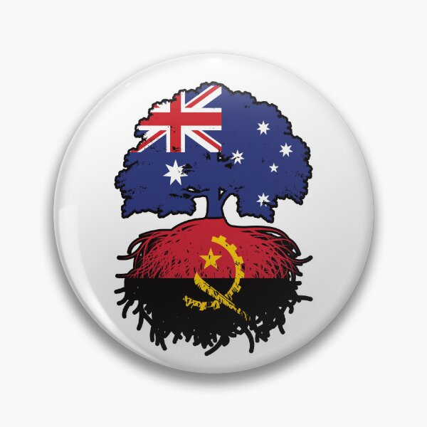 Item preview, Angola Angolan Australian Australia Tree Roots Flag designed and sold by FlagX.