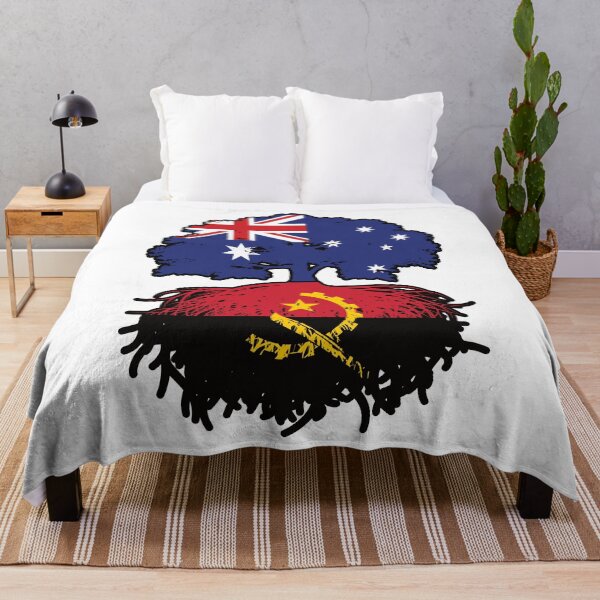 Item preview, Angola Angolan Australian Australia Tree Roots Flag designed and sold by FlagX.