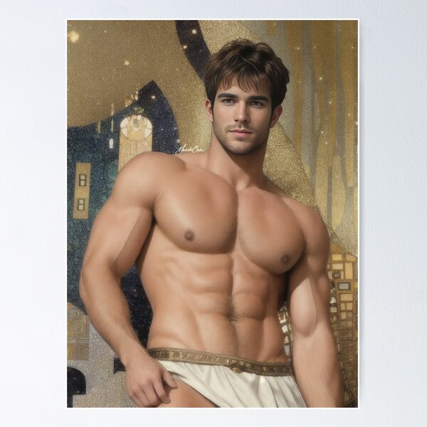 Vista previa del artículo con la obra «San Valentín de Klimt, serie Volumen 2 - 7», diseñado y vendido por Musclecove.