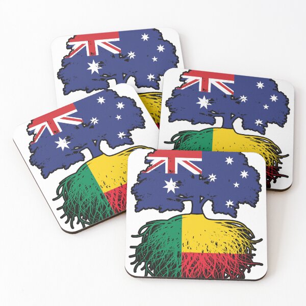 Item preview, Benin Beninese Australian Australia Tree Roots Flag designed and sold by FlagX.