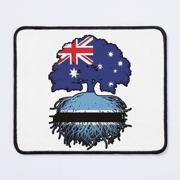 Item preview, Botswana Botswanian Australian Australia Tree Roots Flag designed and sold by FlagX.