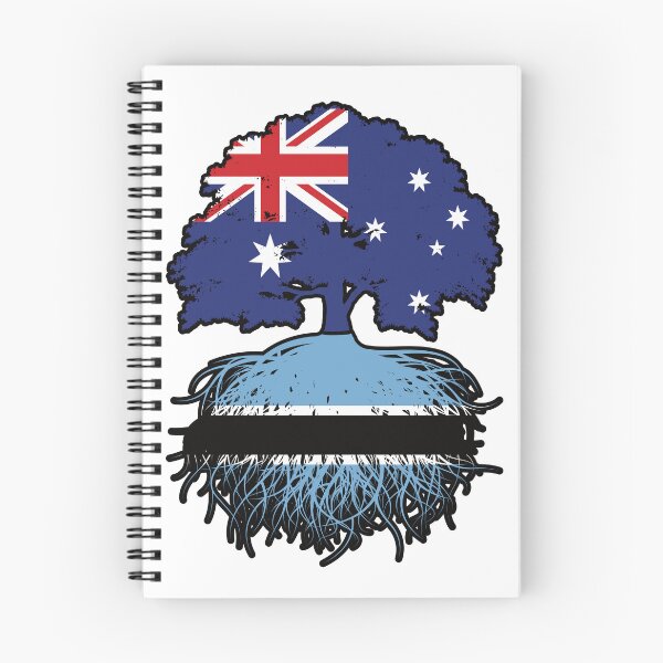 Item preview, Botswana Botswanian Australian Australia Tree Roots Flag designed and sold by FlagX.
