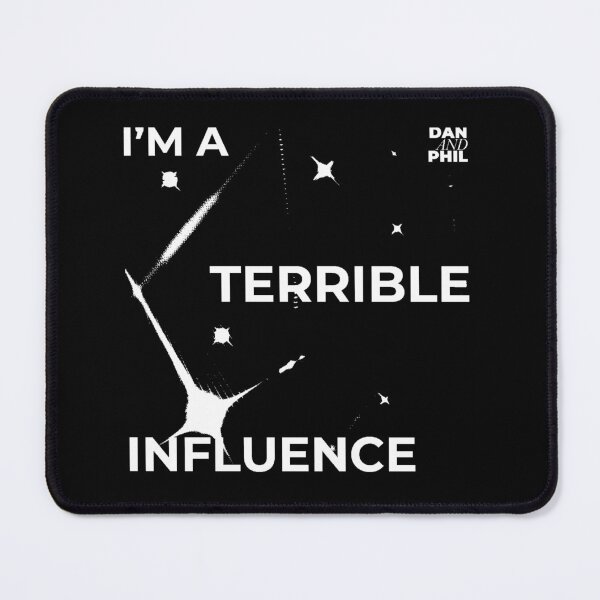 Item preview, terrible influence (white type) designed and sold by starburnt.