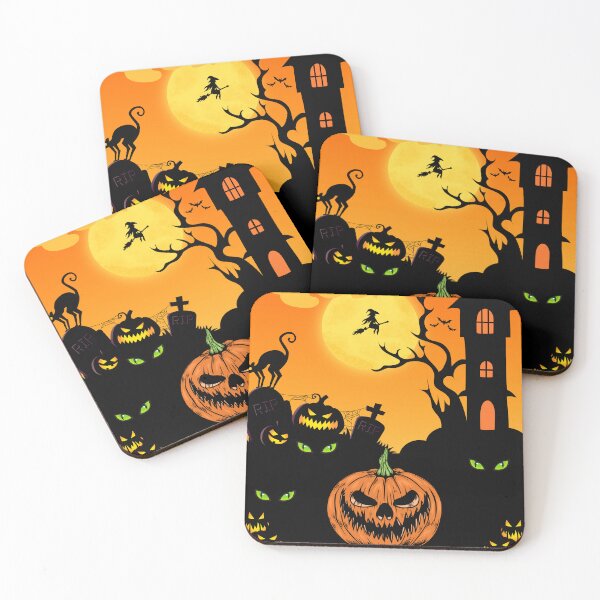 Item preview, Spooky Halloween, Eat Drink & Be Scary designed and sold by ArtPixelHaven.
