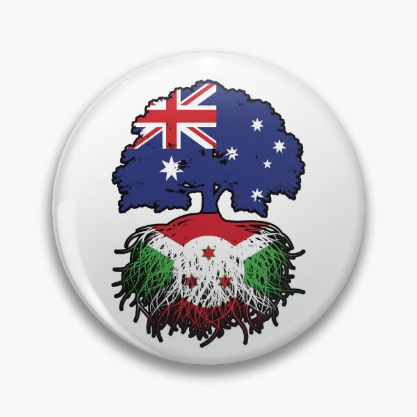 Item preview, Burundi Burundian Australian Australia Tree Roots Flag designed and sold by FlagX.