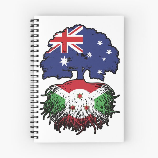 Item preview, Burundi Burundian Australian Australia Tree Roots Flag designed and sold by FlagX.
