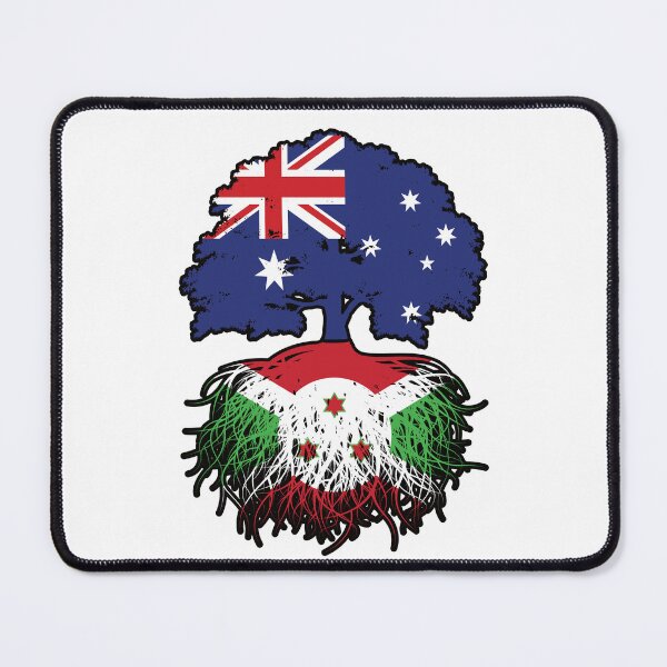 Item preview, Burundi Burundian Australian Australia Tree Roots Flag designed and sold by FlagX.