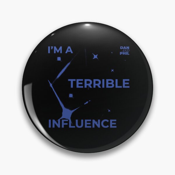 Item preview, terrible influence (blue type) designed and sold by starburnt.