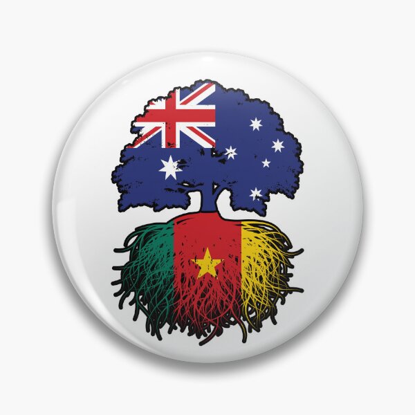Item preview, Cameroon Cameroonian Australian Australia Tree Roots Flag designed and sold by FlagX.