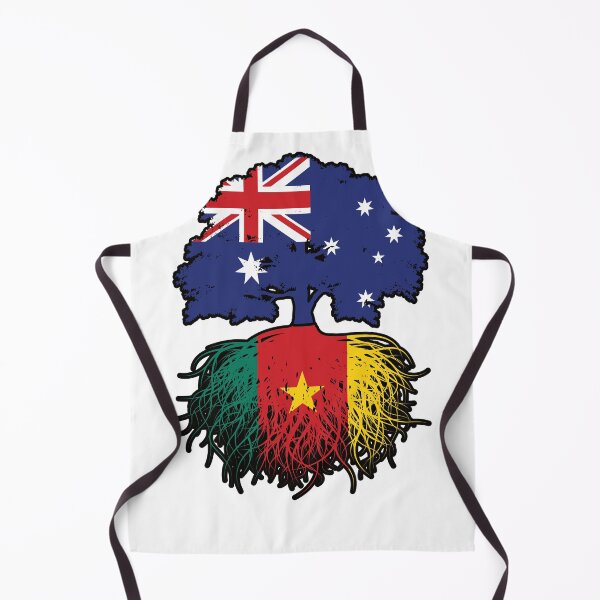 Item preview, Cameroon Cameroonian Australian Australia Tree Roots Flag designed and sold by FlagX.