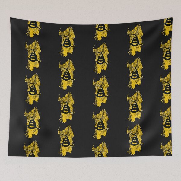 Item preview, Distressed SARDINIA  - Freedom Is The Superpower - Gadsden Snake Flag - Dont Tread On Me design silhouette designed and sold by pelagio.
