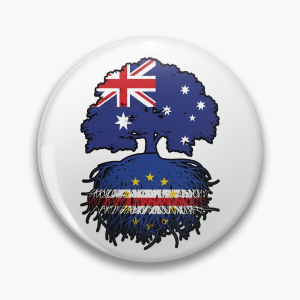 Item preview, Cabo Verde Cabo Verdean Australian Australia Tree Roots Flag designed and sold by FlagX.