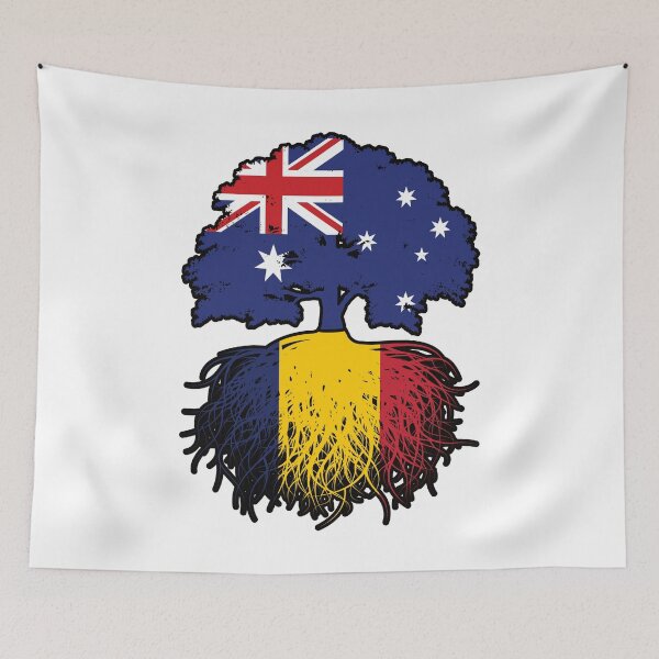 Item preview, Chad Chadian Australian Australia Tree Roots Flag designed and sold by FlagX.