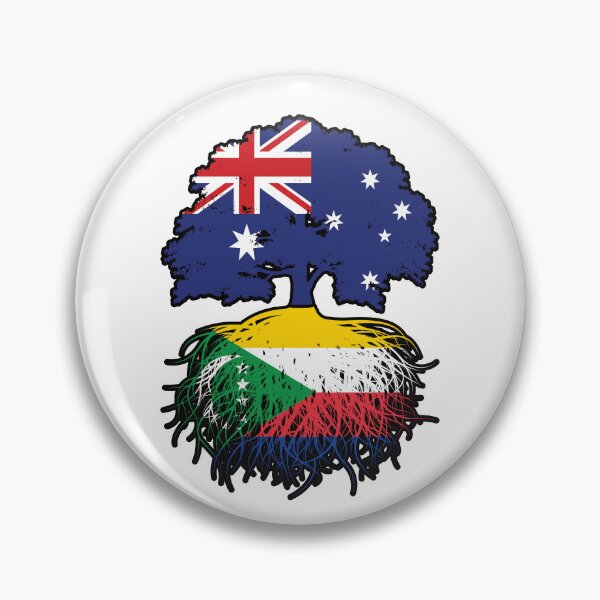 Item preview, Comoros Comorian Australian Australia Tree Roots Flag designed and sold by FlagX.