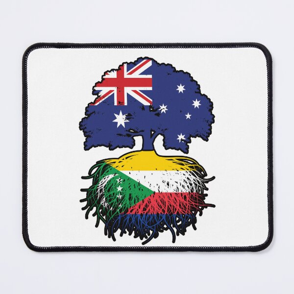 Item preview, Comoros Comorian Australian Australia Tree Roots Flag designed and sold by FlagX.