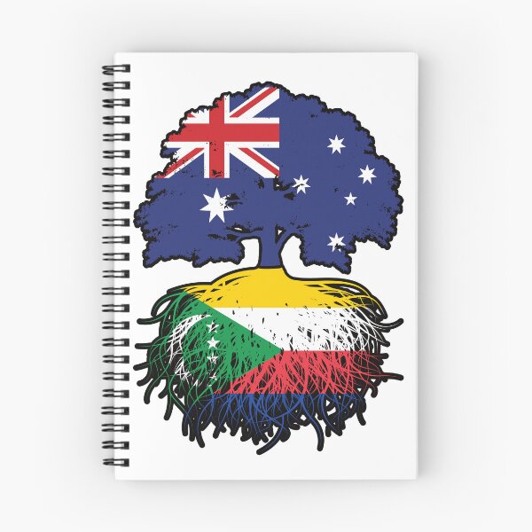 Item preview, Comoros Comorian Australian Australia Tree Roots Flag designed and sold by FlagX.