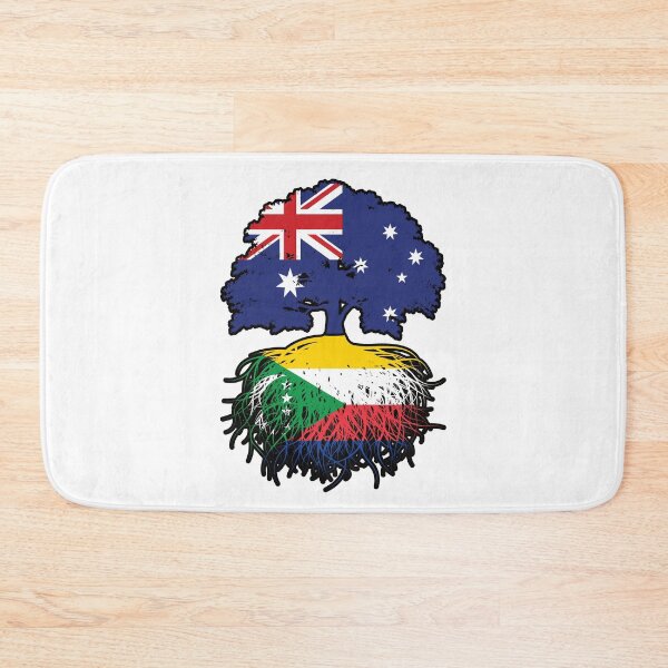 Item preview, Comoros Comorian Australian Australia Tree Roots Flag designed and sold by FlagX.