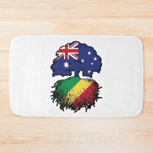 Item preview, Congo Congolese Australian Australia Tree Roots Flag designed and sold by FlagX.
