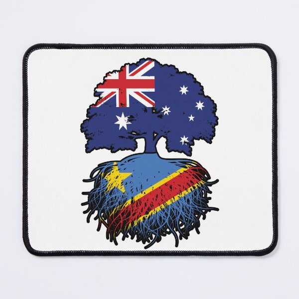 Item preview, Congo Congolese Australian Australia Tree Roots Flag designed and sold by FlagX.