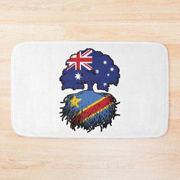 Item preview, Congo Congolese Australian Australia Tree Roots Flag designed and sold by FlagX.
