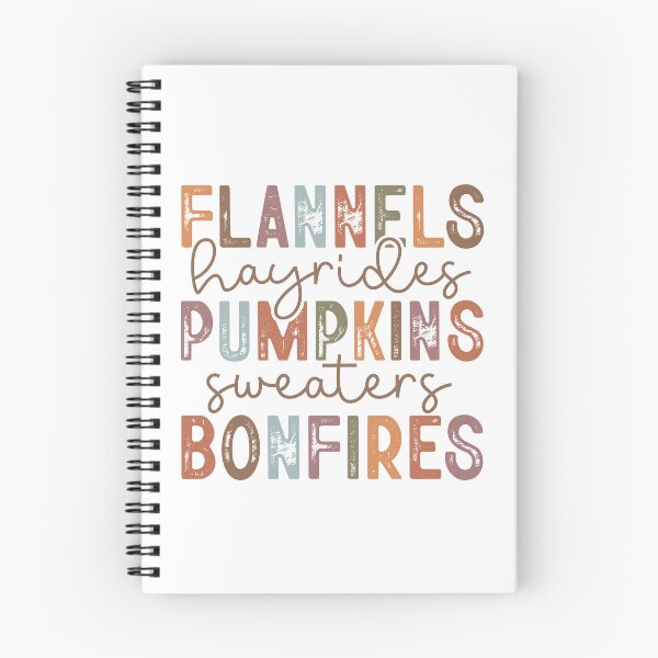 Item preview, Flannels Hayrides Pumpkins Sweaters Bonfires designed and sold by Geek'eh Goods.