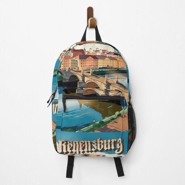 Item preview, Regensburg Vintage Travel Poster designed and sold by TravelerRat.