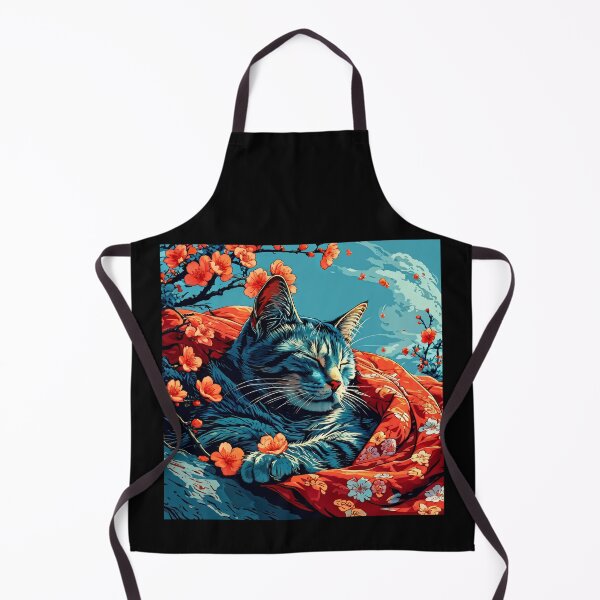 Item preview, Neko Harmony: Retro Japanese Cat Delight for Feline Aficionados designed and sold by Catophile.