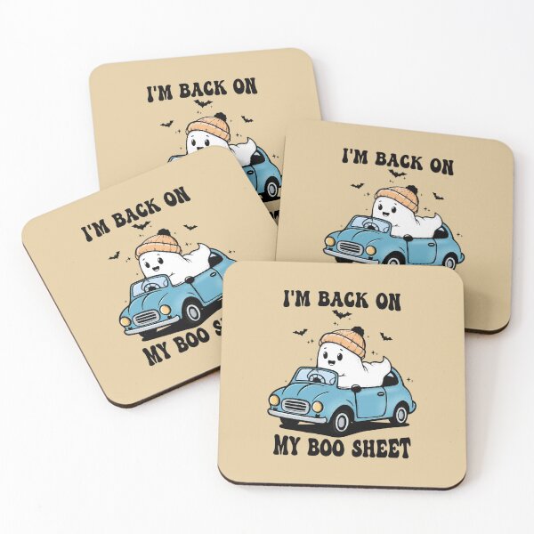 Item preview, I'm Back On My Boo Sheet Funny Ghost designed and sold by Lorena Tiana.