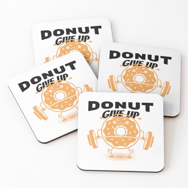 Item preview, Donut Give Up designed and sold by Charm-Designs.