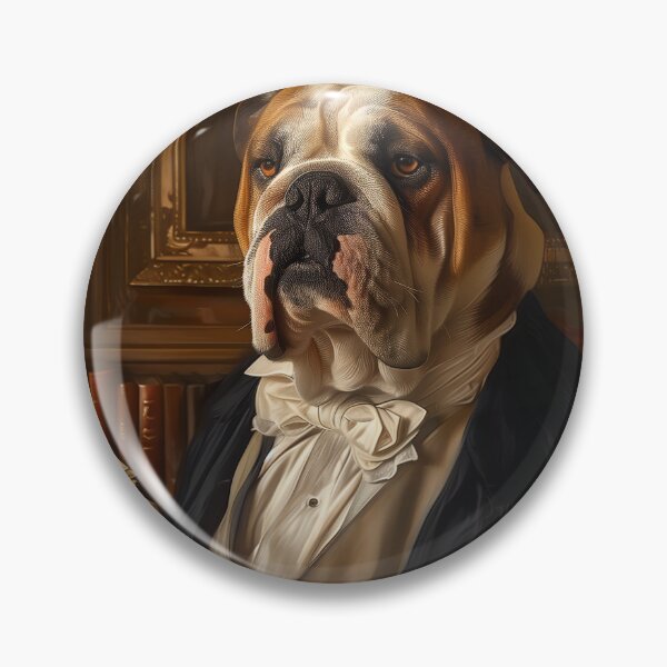 Item preview, Distinguished Bulldog designed and sold by landletsy.