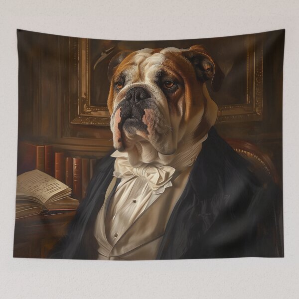 Item preview, Distinguished Bulldog designed and sold by landletsy.
