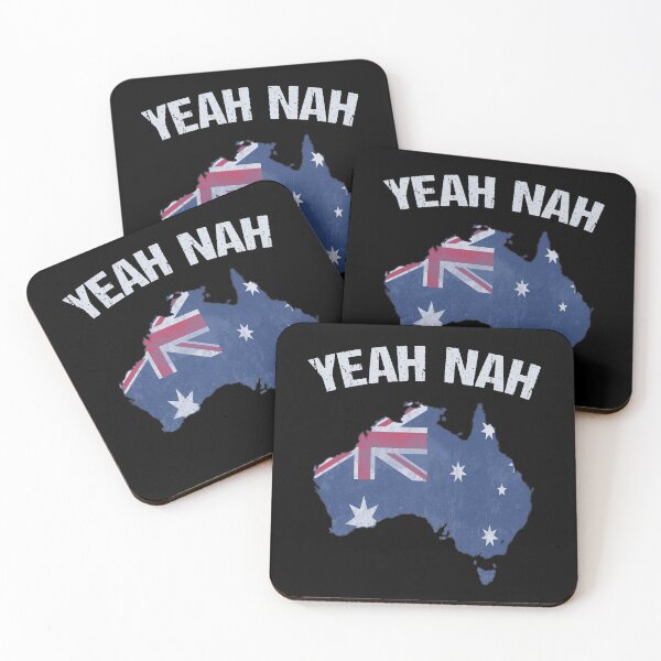 Item preview, Yeah Nah Funny Australia Saying designed and sold by Agema Apparel.