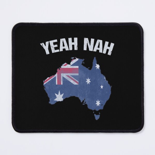 Item preview, Yeah Nah Funny Australia Saying designed and sold by Agema Apparel.